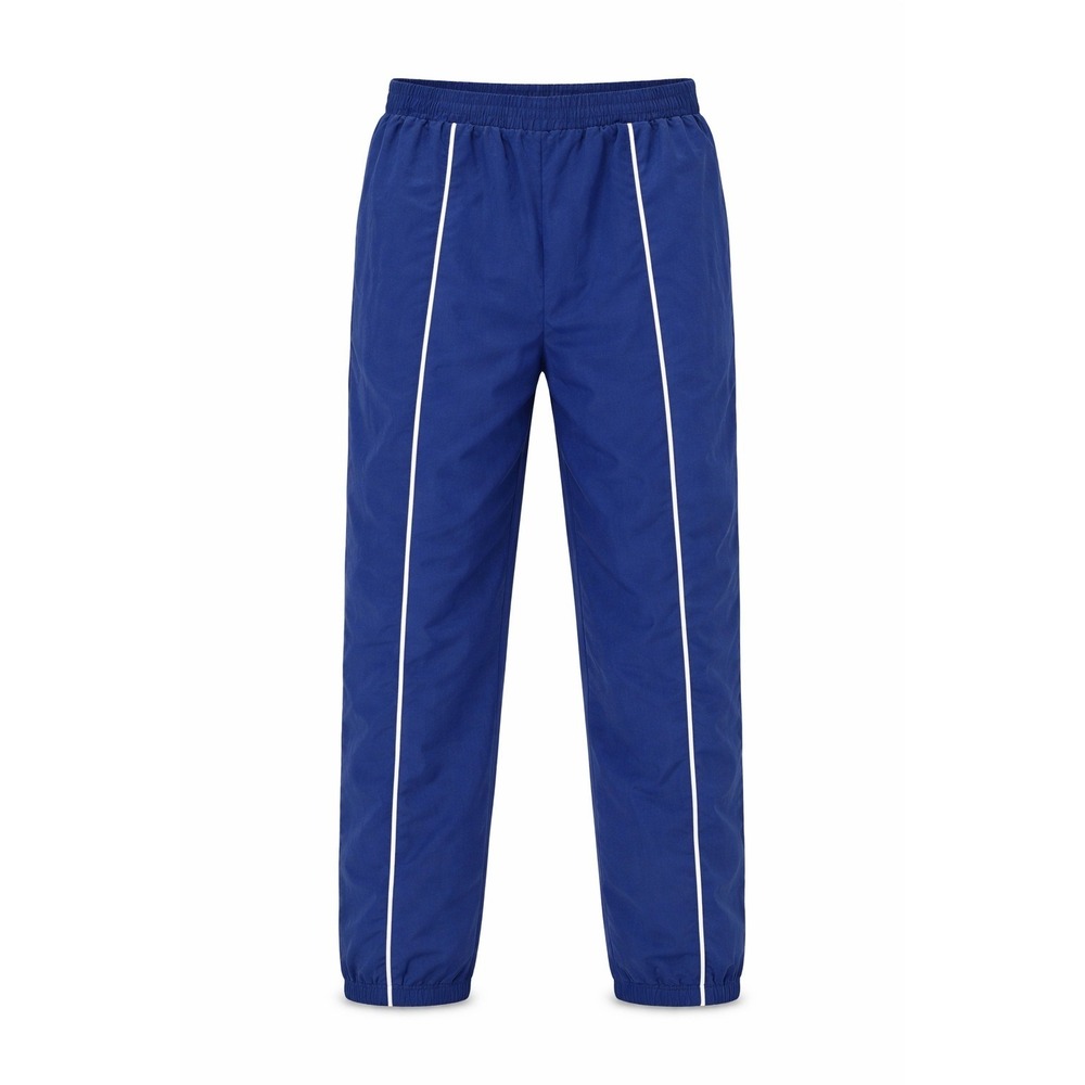 NWT Forever 21 Active High Rise Piped-Trim Windbreaker Track Pants Navy Blue XL